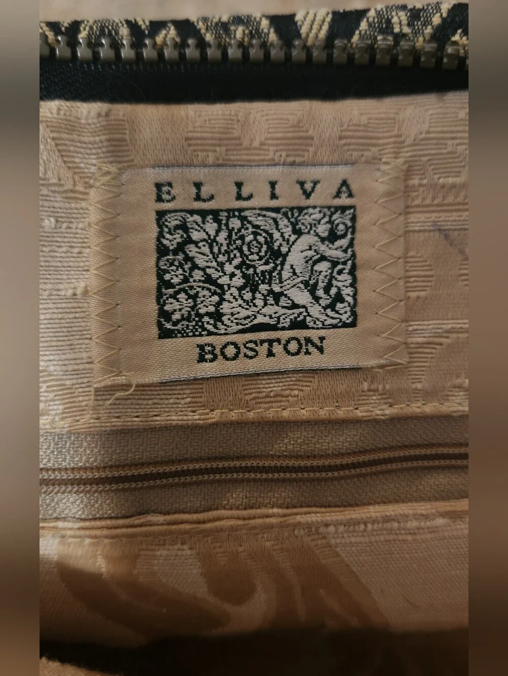 Elliva Boston Vintage Tapestry Laptop Attache Briefcase